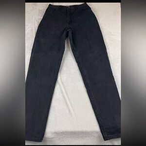St Johns bay womens black denim skinny jeans size 14